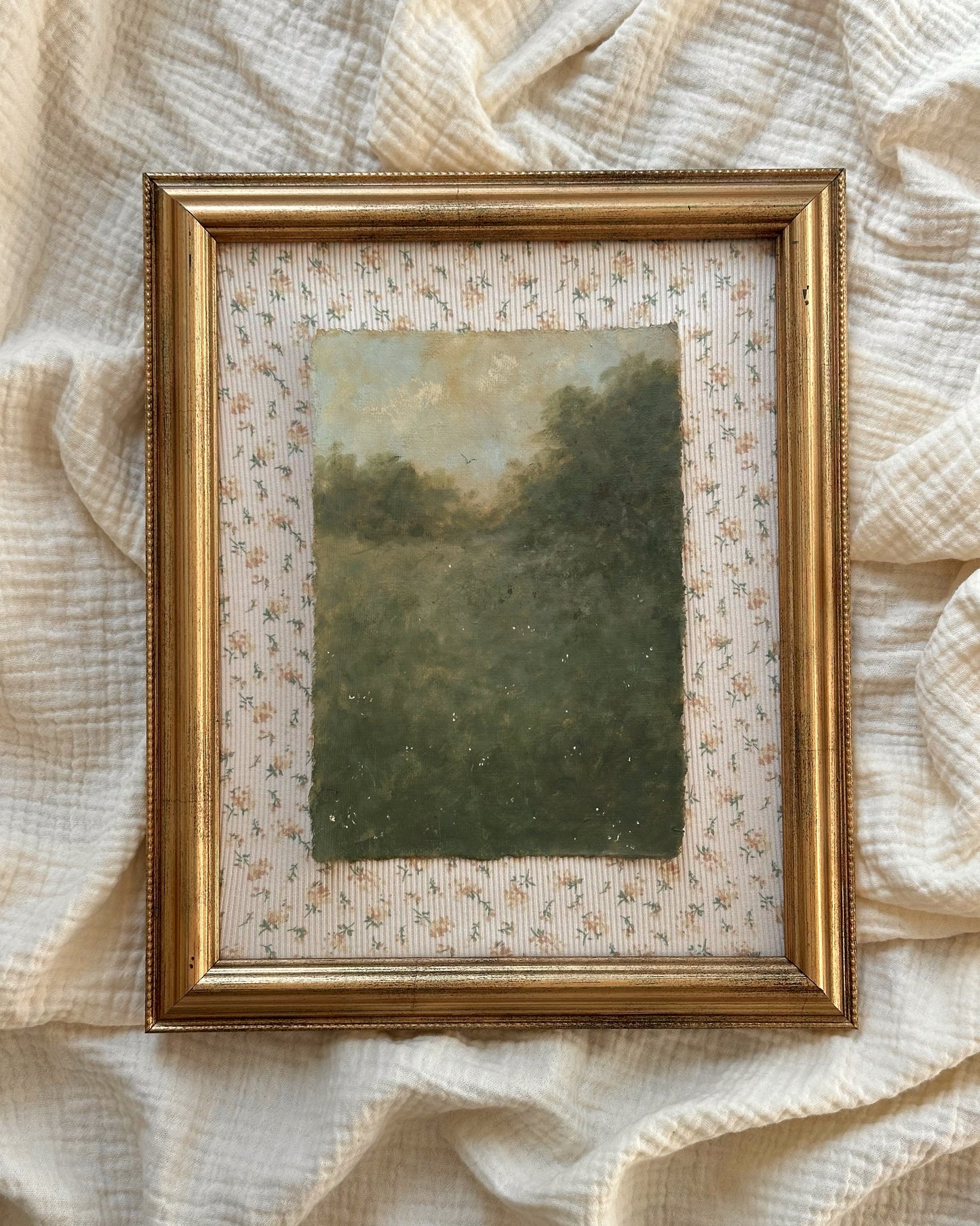 Where the Light Meets the Leaves - Original Painting